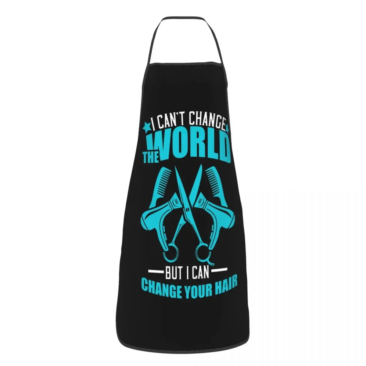 The Best Hairstylist Quotes Apron Women Men Unisex Bib Hairdresser Kitchen Cooking Tablier Cuisine Chef Baking