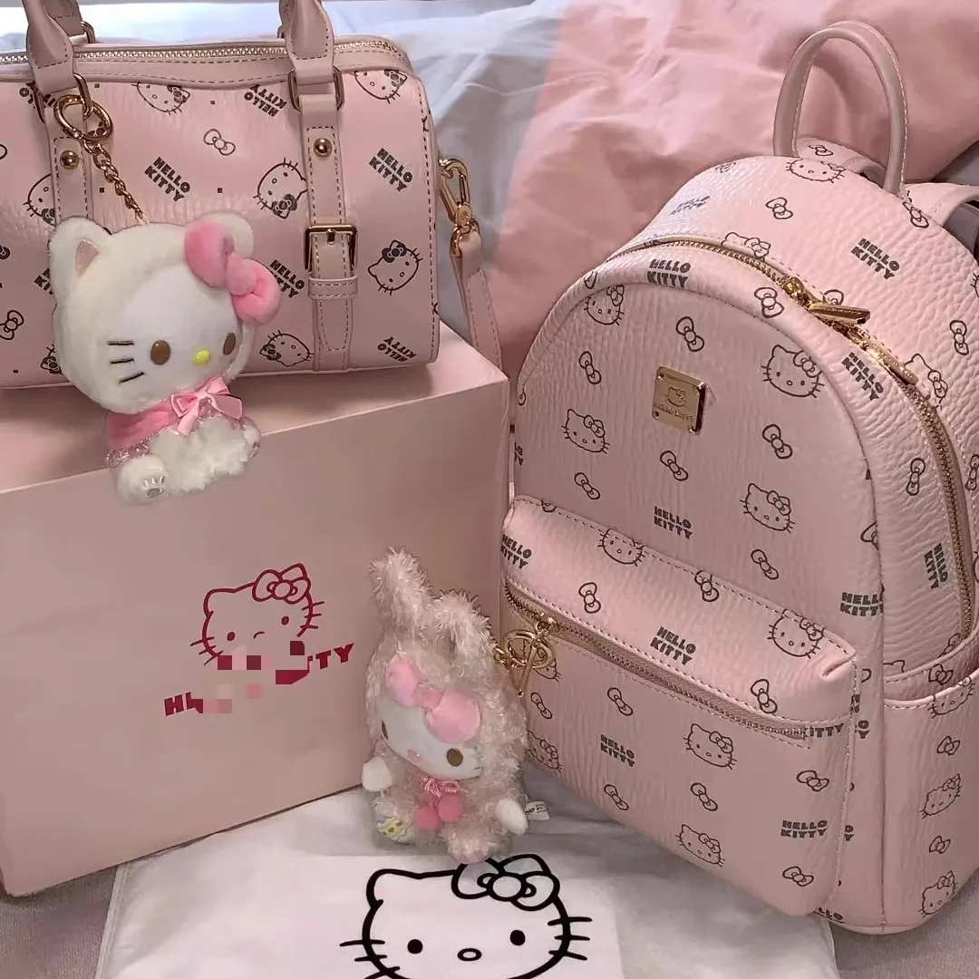 

New Hello Kitty Handbags Women Fashion Satchel Portable Tote Purses and Handbags Crossbody Bags for Women Designer Bag