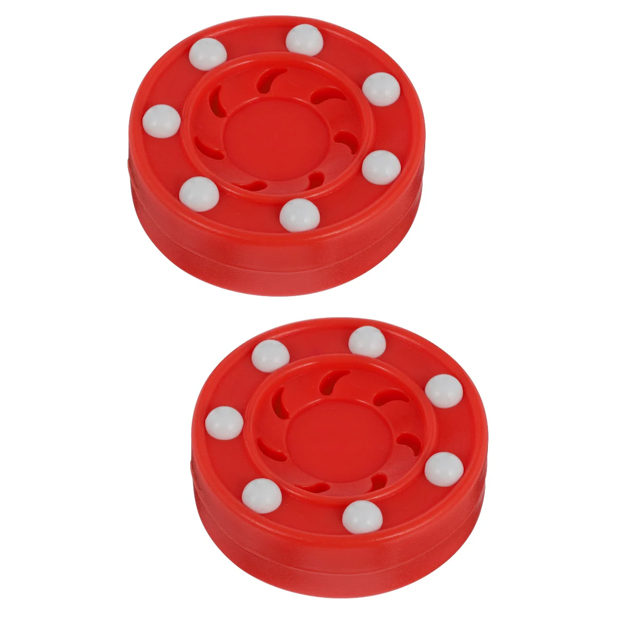 

2 Pcs Professional Hockey Puck Game Balls Women Training Pucks Rollers