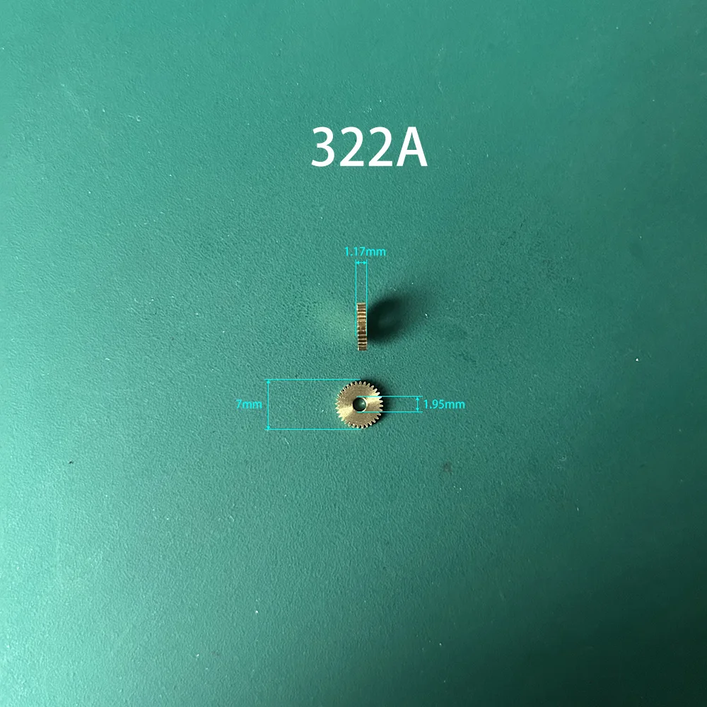 1Pcs 0.2M Copper Gear Worm Gear Drive 20/24/30/32/33/36/40/50/60/64 Teeth 2MM Step Hole DIY Model