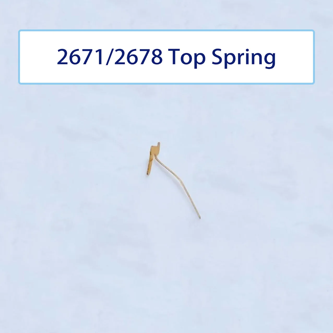 Watch Accessories Are Suitable For ETA2671 2688 2678 Movement Top Spring Kilogram Top Spring 2651 2678 Universal check spring