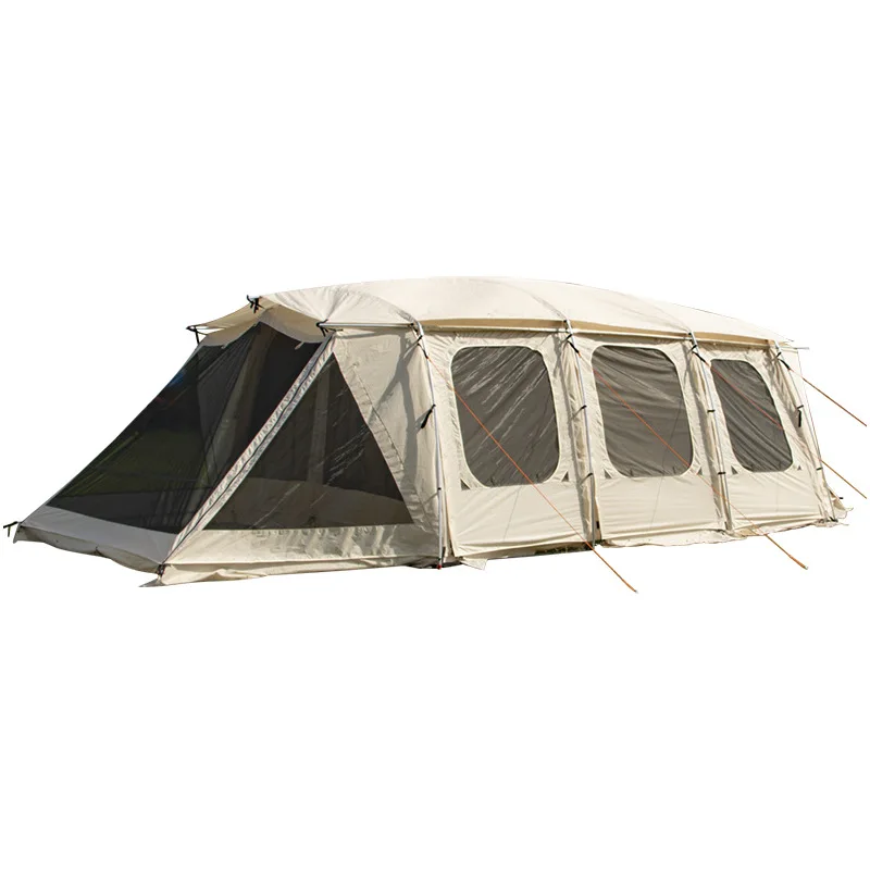 

Camping Outdoor Heavy Duty Glamping Family Tunnel Tent