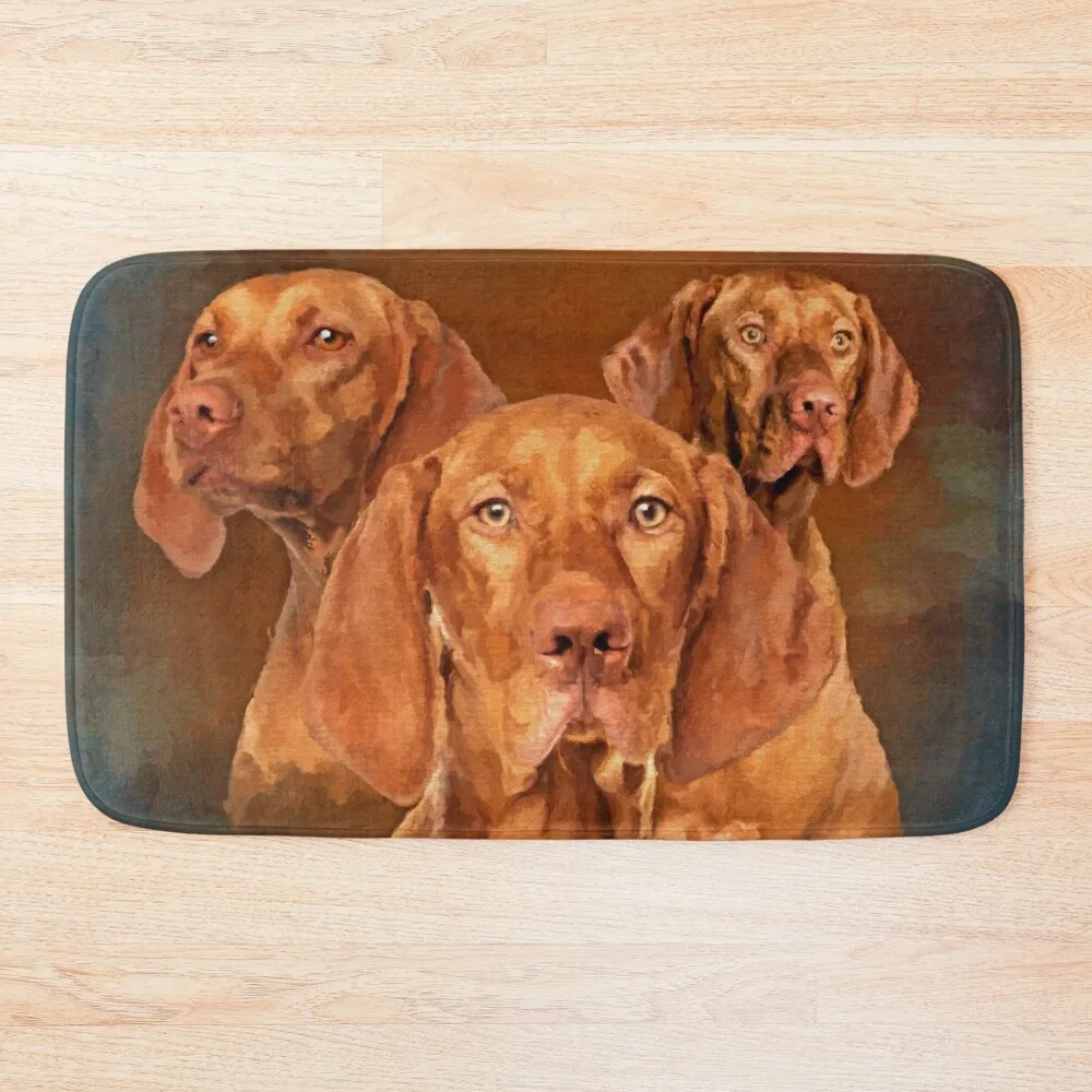 Vizsla - Hungarian pointer Collage Bath Mat Rugs Living Room Carpet For Bathroom Mat