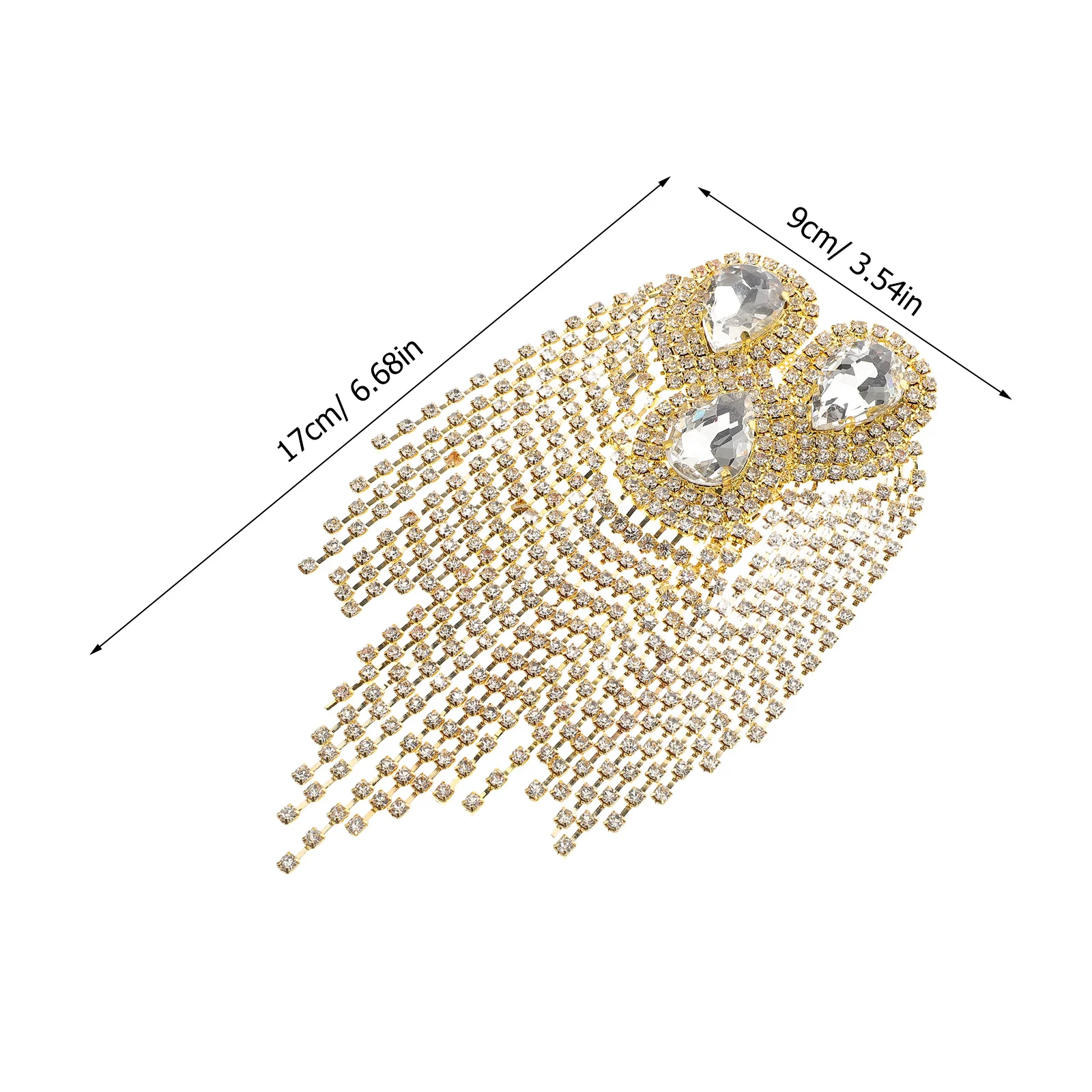 كتاف شرابة أوروبية من حجر الراين لسترة البدلة إكسسوارات الملابس العتيقة زي موحد للرجال والنساء