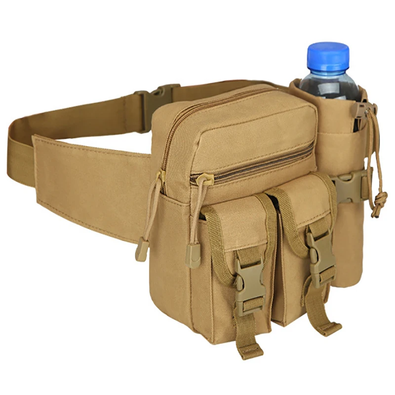 التكتيكية الرجال الخصر حزمة النايلون المشي لمسافات طويلة زجاجة ماء الهاتف الحقيبة الرياضة في الهواء الطلق الجيش العسكرية الصيد تسلق التخييم حقيبة بحزام