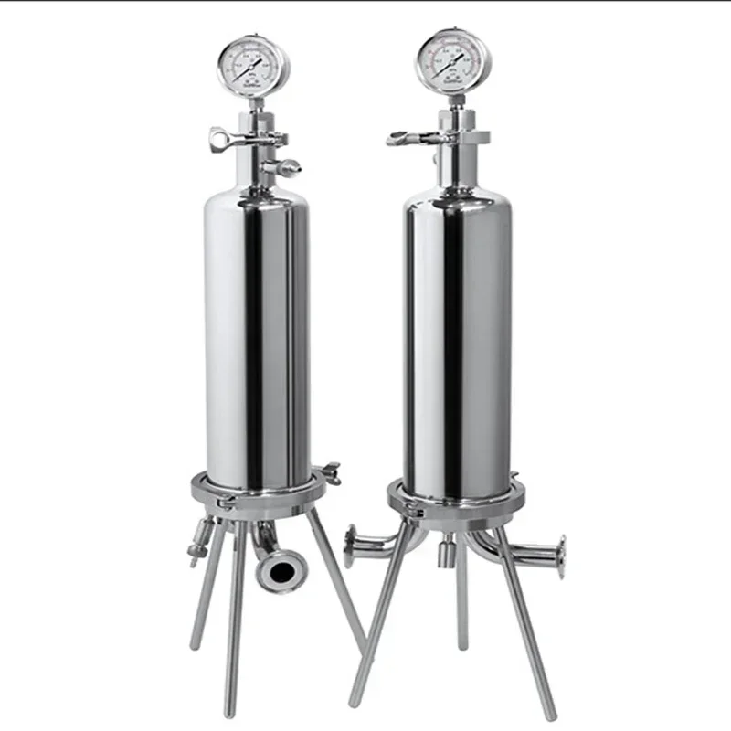 Hygienic, chemical, food, stainless steel, elemental water filter, cartridge filter, microporous filter