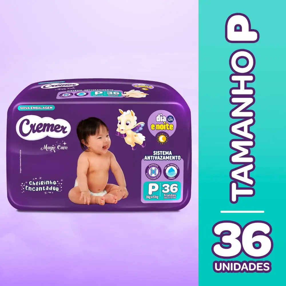 Pañal Cremer Económico P 36 Unidades