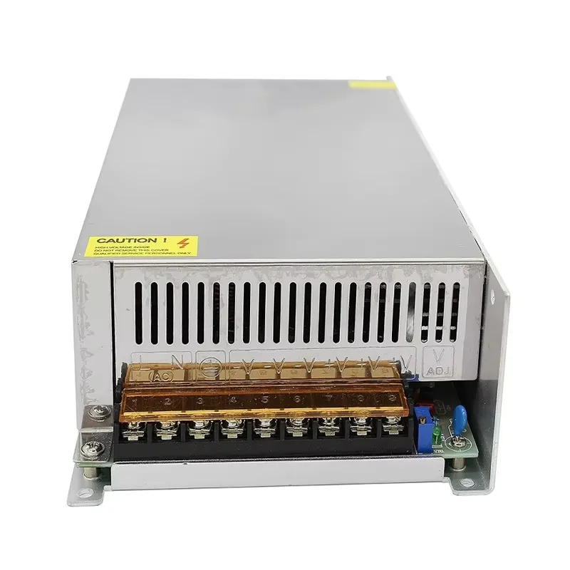 

Импульсный блок питания 60В 1200Вт в алюминиевом корпусе со встроенным вентилятором, преобразователь AC 220В в DC 60В 20А, высокомощный трансформатор-адаптер