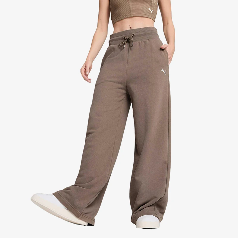 

Puma Authentic New Women's Fashion Simple Knit Wide Leg Sports Trousers 631892-93