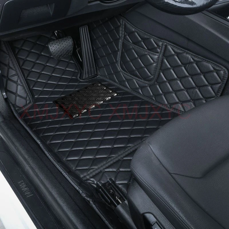 

Автомобильные коврики из искусственной кожи на заказ для Ford Explorer 5 Seat 2016-2020 Focus 2018-2023 2012-2017, аксессуары для интерьера