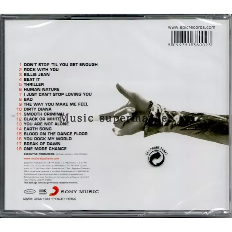 Michael Jackson Number Ones Michael Jackson New Original Unopened EU