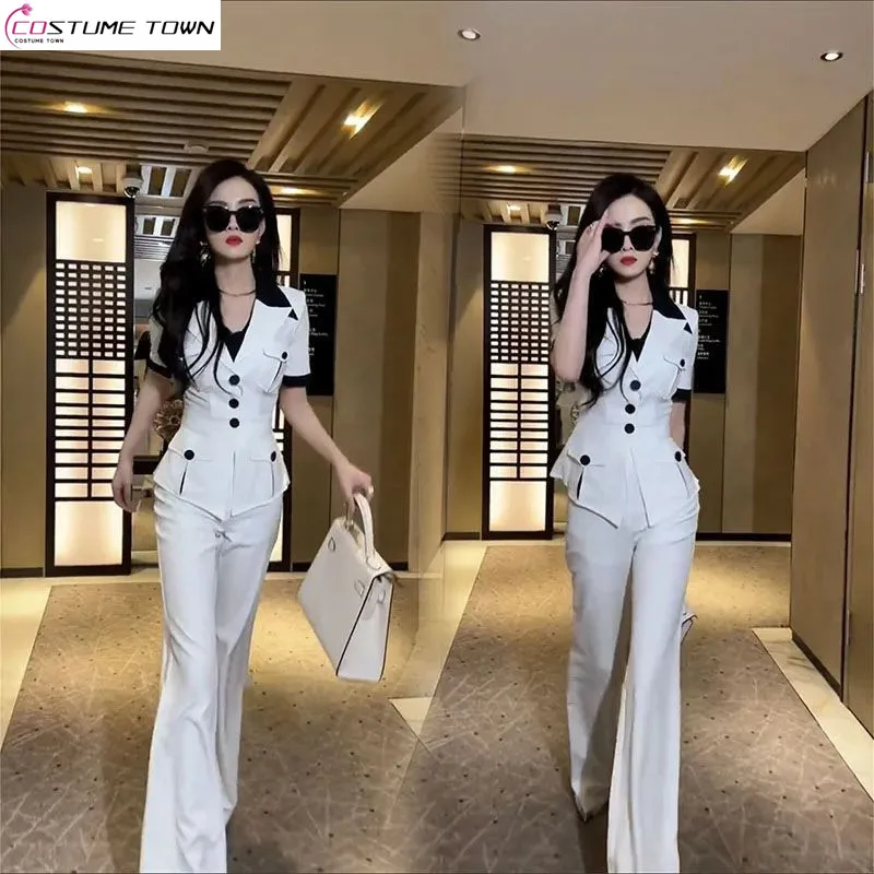 Xiaoxiangfeng Women's Set 2024 Spring/Summer New Style Elegant and Goddess Style Two Piece Set Trendy