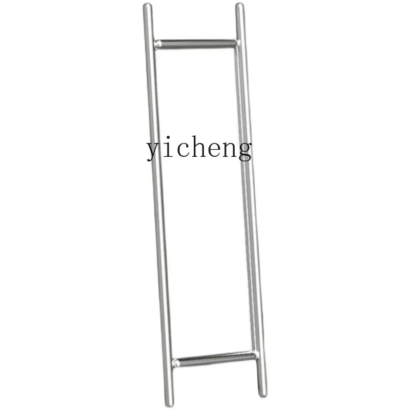 ZC stainless steel H-shaped floor mirror luminous full-length mirror clothing store full-body mirror INS