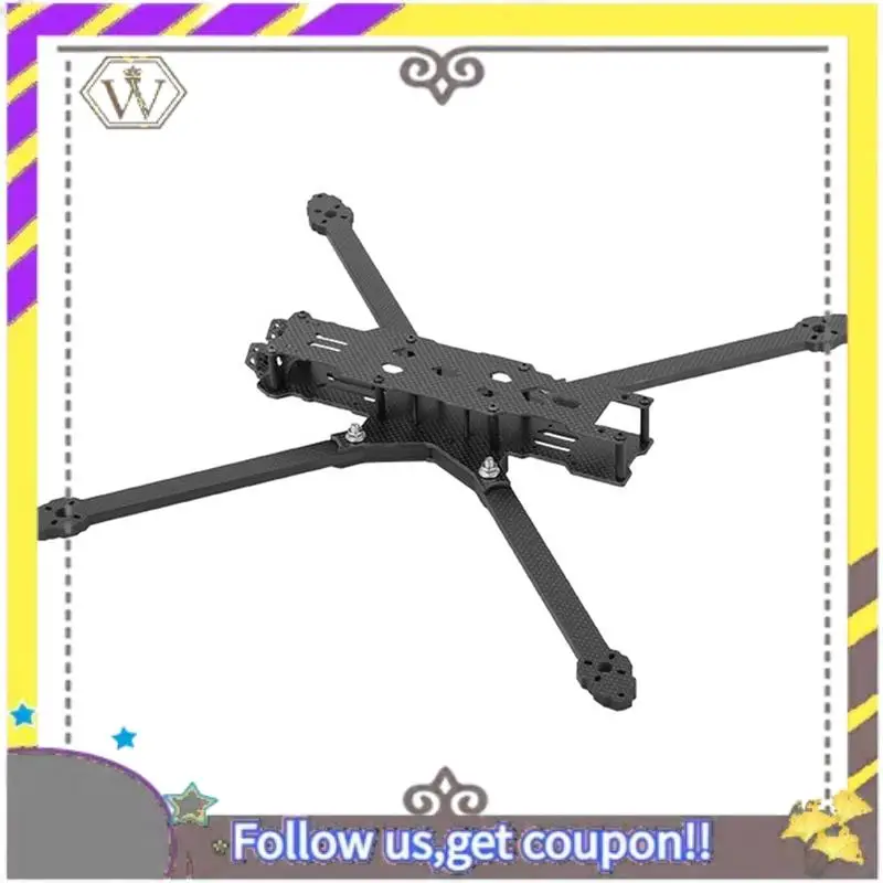AU33-X10 10-Inch Carbon Fiber Frame Drone Kit 440Mm Wheelbase Withside Panels FPV Drone Positive X-Row Racks