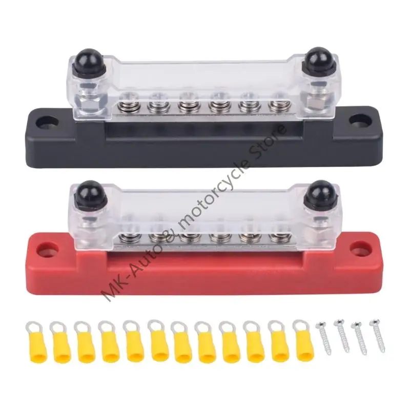 

F62F 2PCS Marine Grade 150A Busbar For Caravans Yacht Vessel Power Distribution