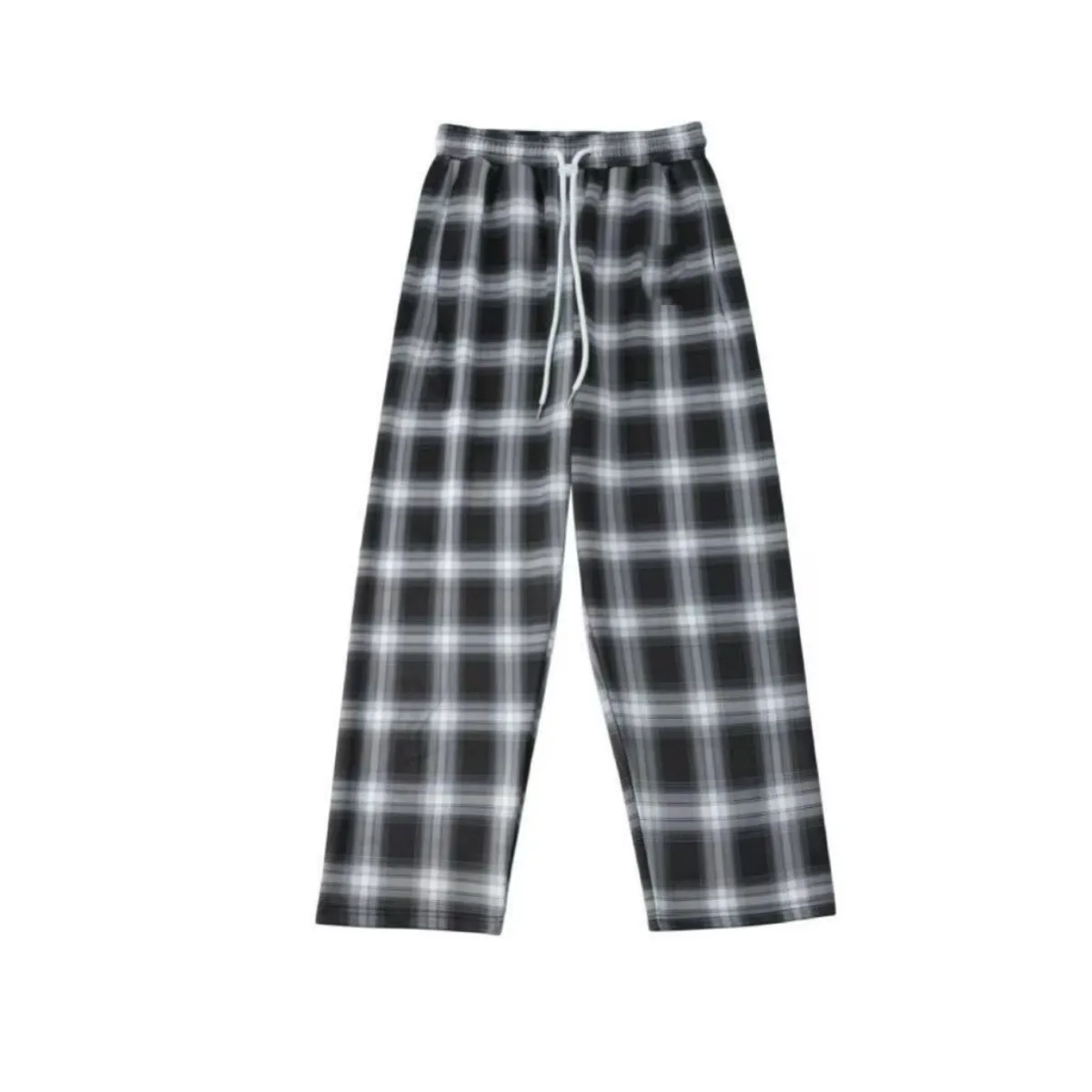 

Mens Fashion New Drawstring Lattice Pants Trousers with Bound Feet Style Casual Comfortable Breathable Loose Fit Long Leggings