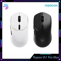 Rapoo Vt1 Pro Max Mute Mouse Wireless Bluetooth Mouses 2 Mode With4k 50g Lightweight Long Endurance Paw3950 Battery Game Mouse