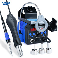 WEP 938BD-II  2-in-1 Soldering Station Hot Air Gun Soldering Iron Rework Station With LED Light Rapid Heating Soldering Station
