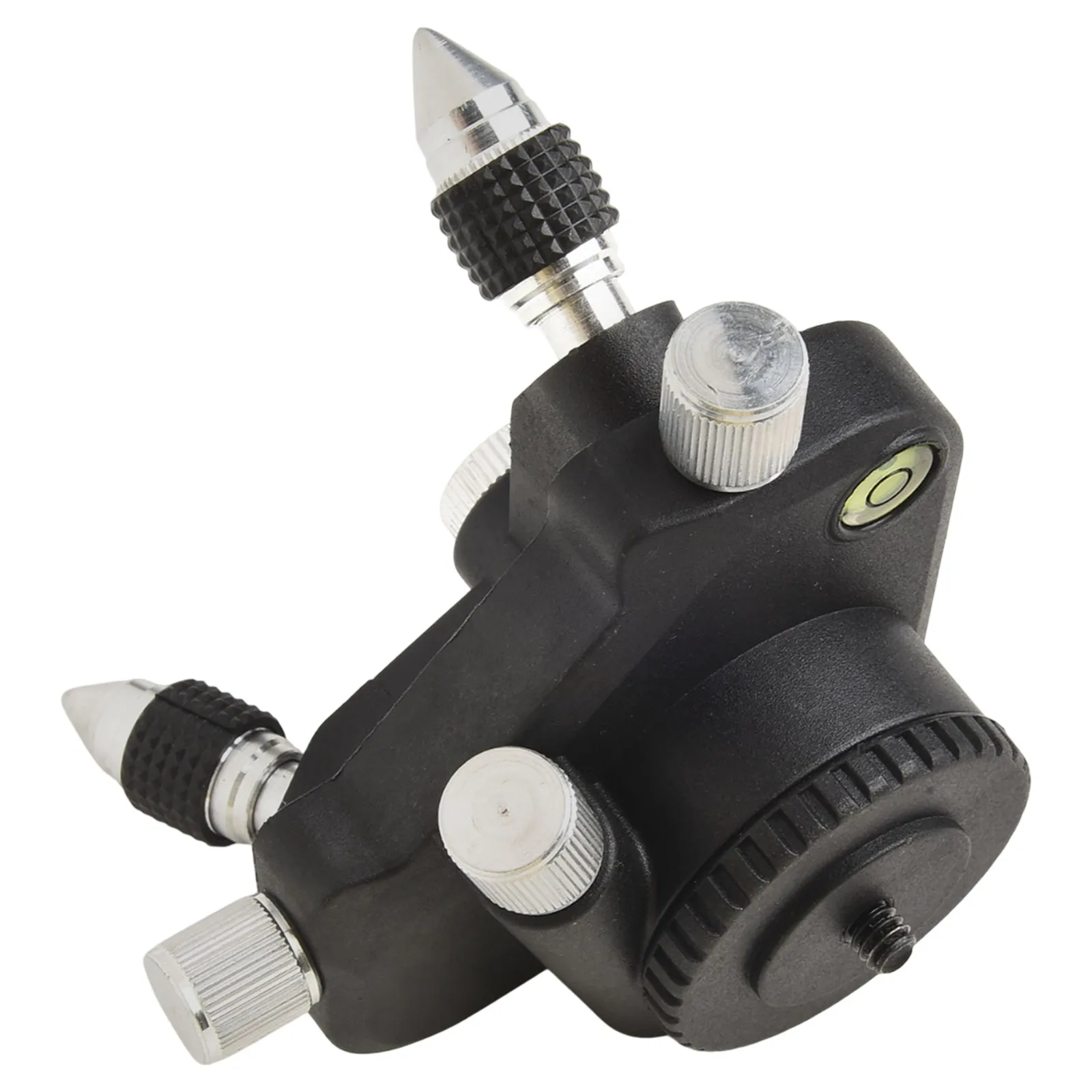 ترايبود مستوى متر قوس مستوى قاعدة أجزاء مع محول 1 4 واجهة 130*109*94 مللي متر اكسسوارات دوران قابل للتعديل