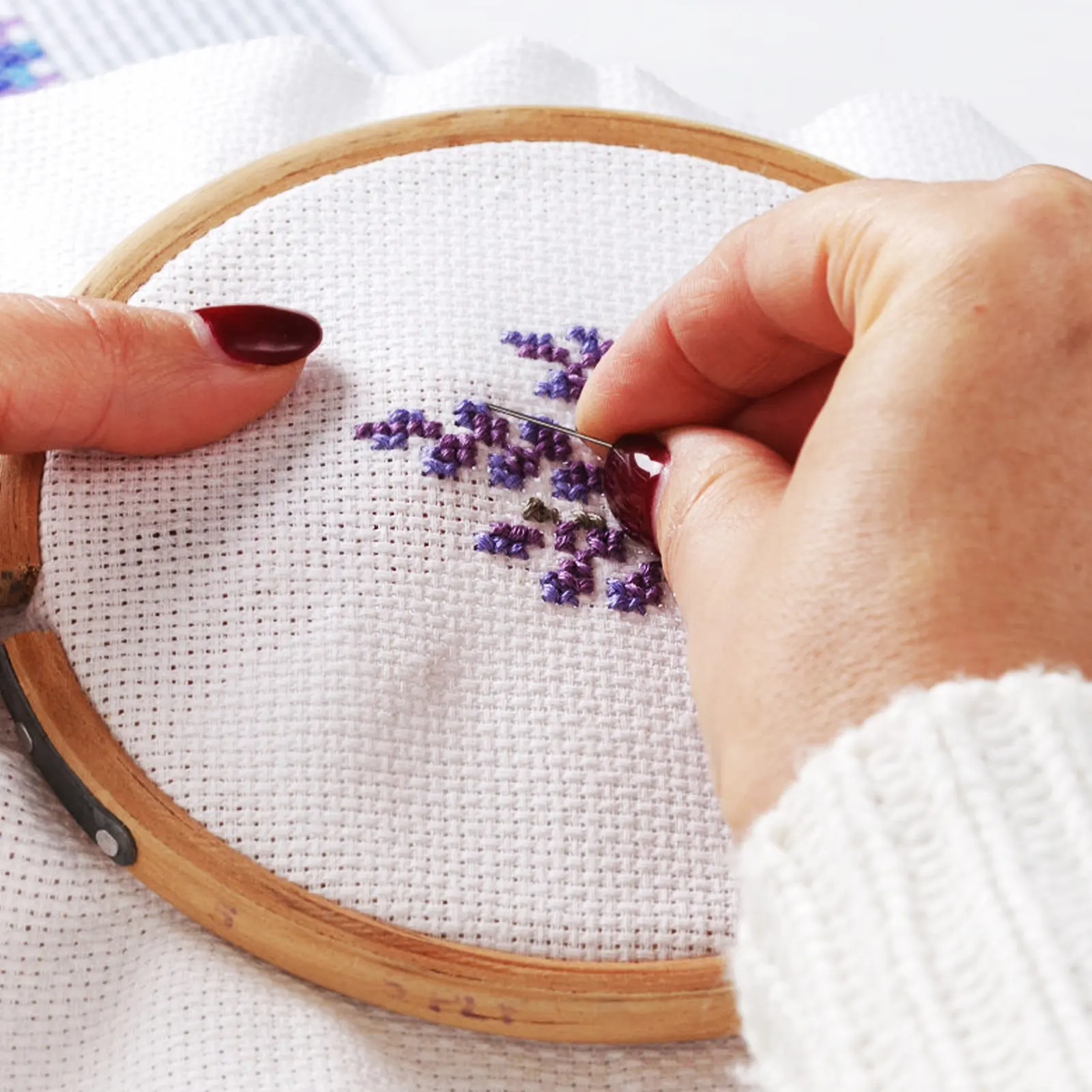 

Набор из 12 листов ткани для вышивки крестом (14 каунт) для рукоделия, декора дома, настенных панно и наволочек