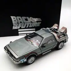 1/18 Hot Super Elite Back To The Future Time Machine BLY44 Ultimate Editon Collection Diecast Model Auto Toys Gift