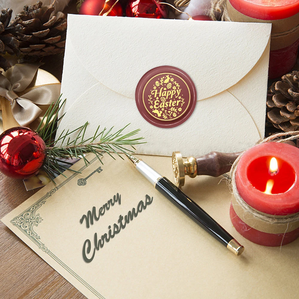 Easter Wax Seal Stamp Diy Craft Supplies Scrapbooking Christmas Wedding Invitation for Decoration Wine Bags, Notebooks, Gifts image 3