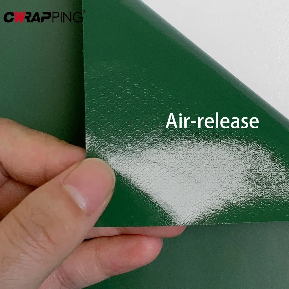Car Vinyl Film Sticker Matte Dark Green Full Body Wrap Film Motorcycle Creative Decorative Waterproof and Anti-scratch Film