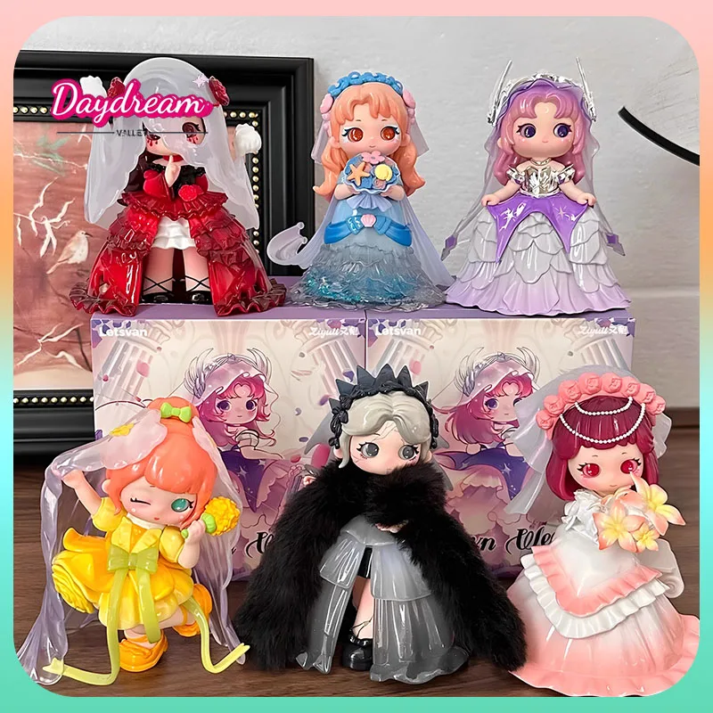 

Original Ziyuli V6 Blind Box My Own Wedding Series Mystery Boxes Trendy Birthday Gifts For Girls Desk Decorations Room Ornaments