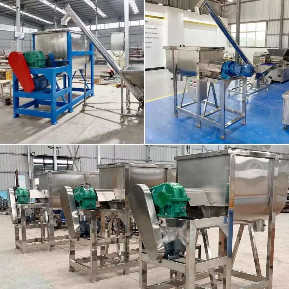 Industrial Coffee Cocoa Liquid 1000kg Incense Condiments Chilli Powder Sugar Mixer Mix Machine for Flour view 2