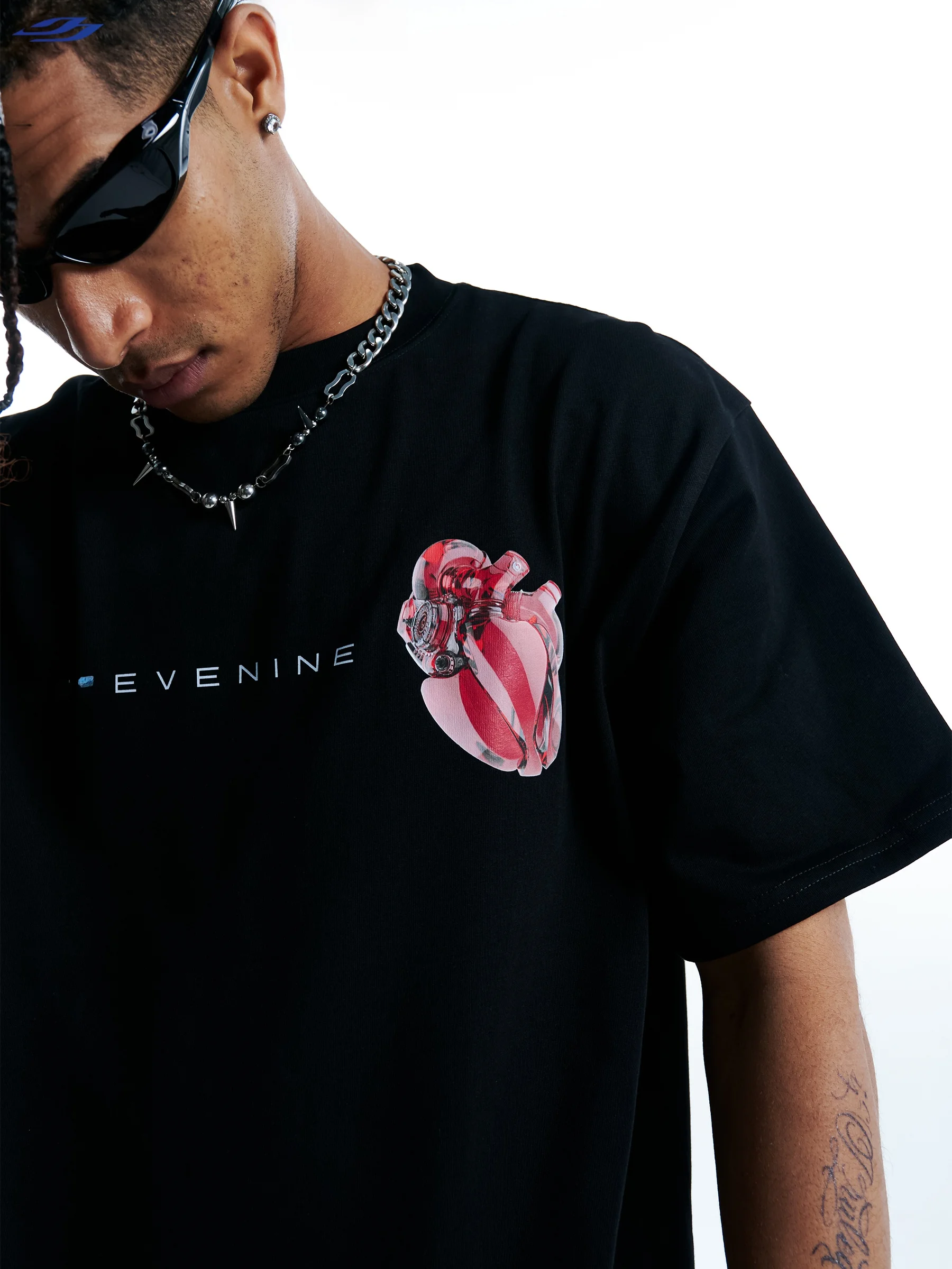 

On-79 Pure Cotton Loose Fit Short Sleeve T-Shirt Unisex Summer Breathable Printed Casual Top for Youth And Couples