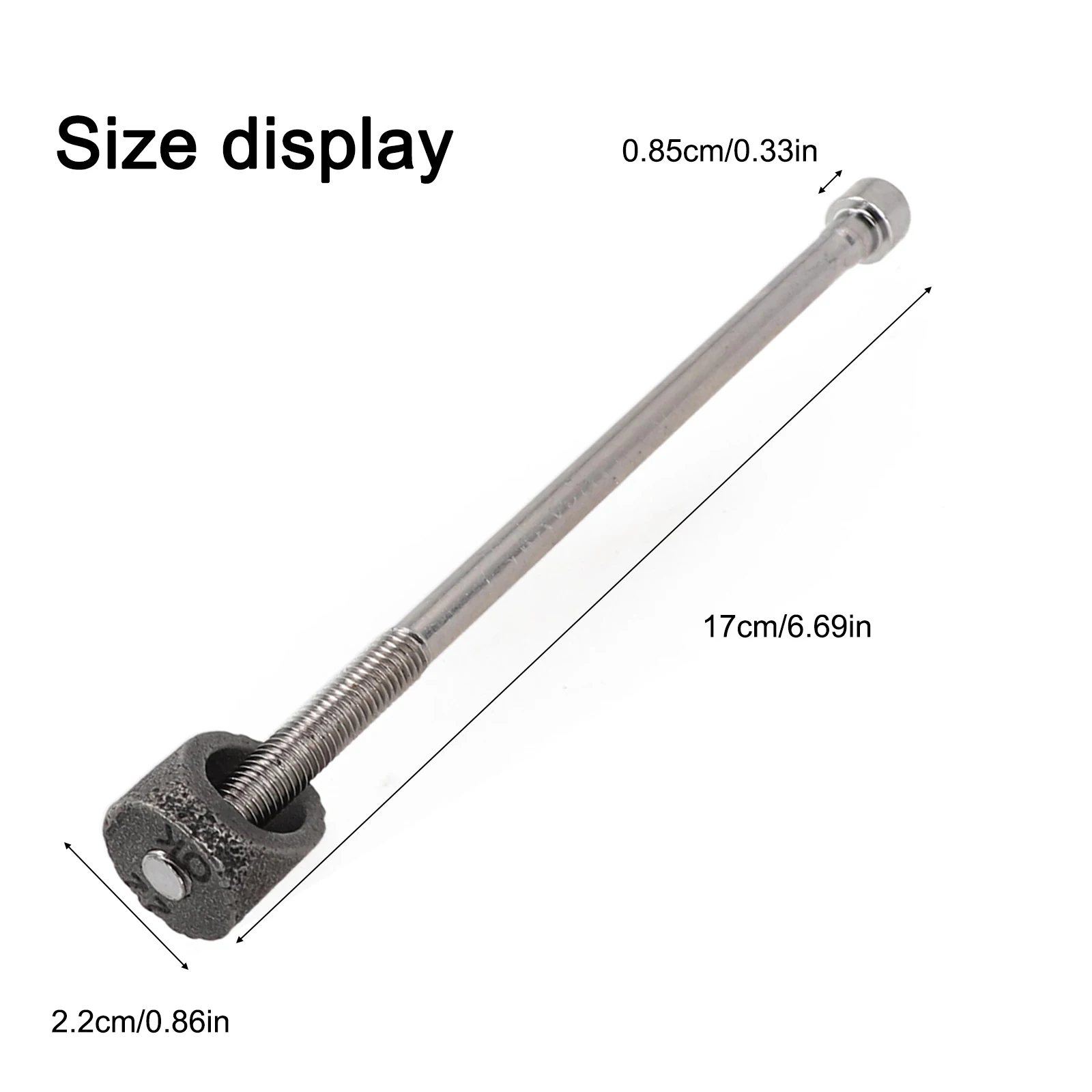 22.2mm Bolt & Wedge Adapter Bicycle Bolt&Wedge Chrome City Cruiser Stem Practical Newest Reliable Useful Duable