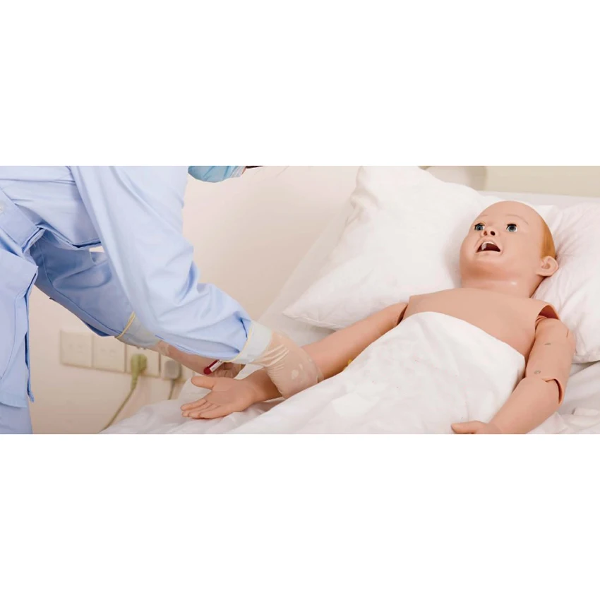 Advanced Child Emergency Skills Training Manikin,Child CPR and Nursing Teaching Simulator