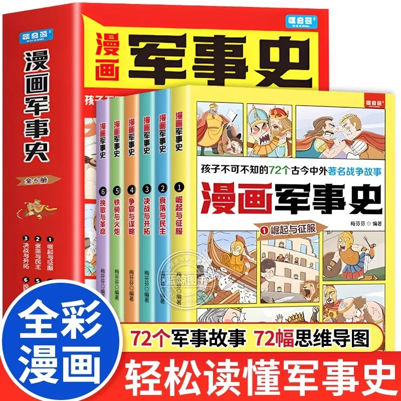 Manga Military History Synchronous History Textbook Mind Map Popular Science Manga Military War History Storybook