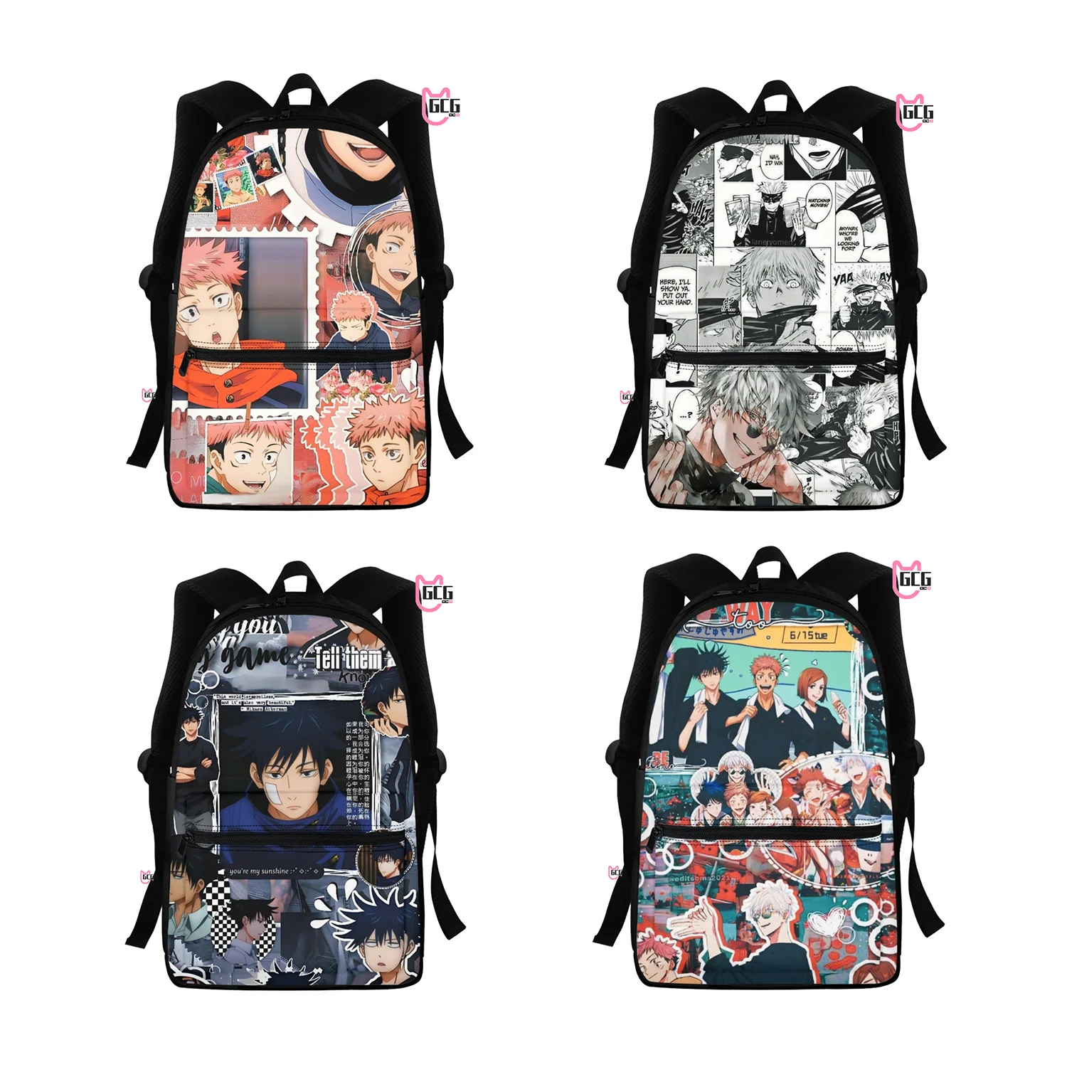 Anime gojo cosplay Gojo Satoru backpack Jujutsu Kaisen  Manga style printed Series Student Large Capacity Customized Backpack