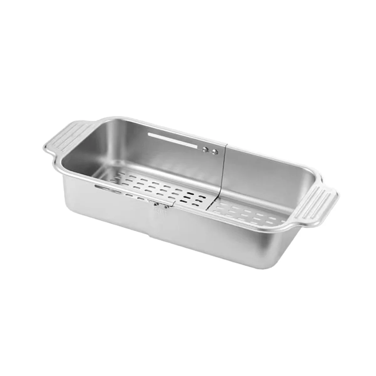 

Multifunctional Kitchen Sink Drain Rack Retractable Stainless Steel Drain Basket Over the Sink Dish Drying Rack