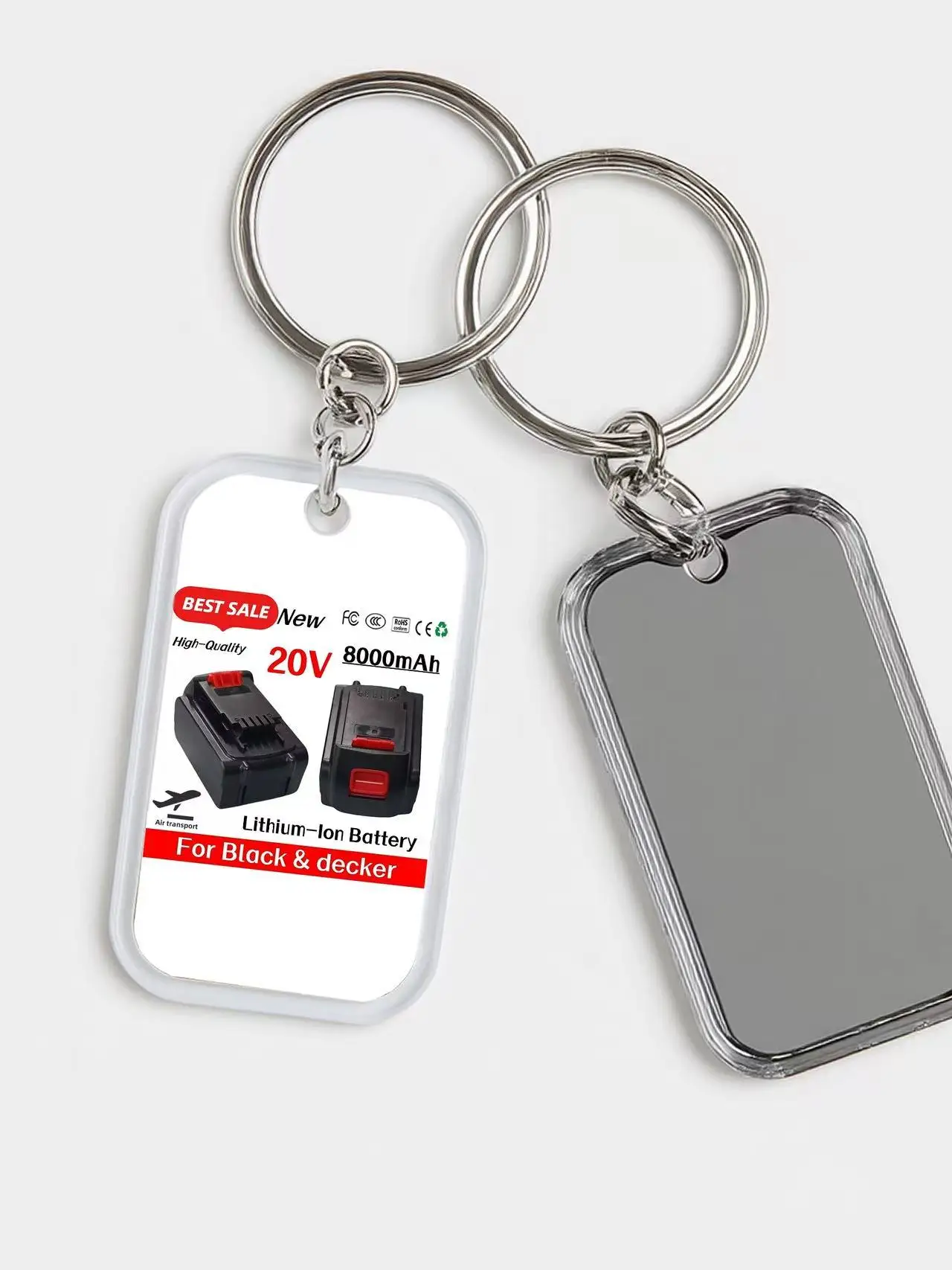 

20V 8000mAh lithium-ion charging, battery suitable for black and DECKER LB20 LBX20 LBXR20 power tool replacement