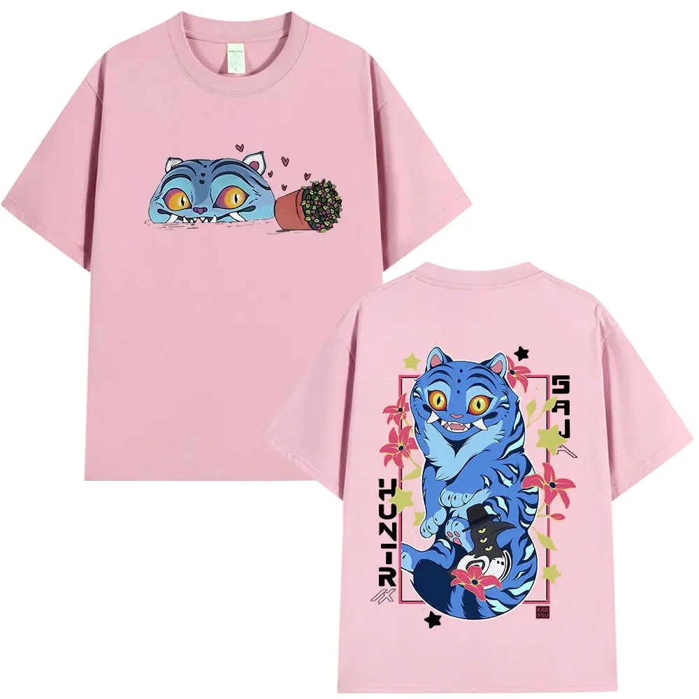 25 Hot Anime KPOP Demon Hunter Cotton Girls T-shirt New MovieParent-child Round Neck Women's Short Sleeve Comfortable Adult Tops