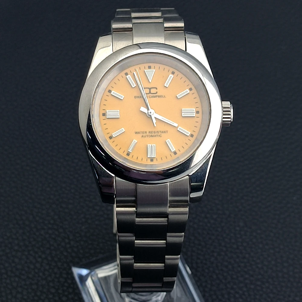 36/39MM Steel Watch Case FIT NH35 NH36 Movement/Dial Watch Accessories Automatic Movement Watch Box Mens Watch Replace