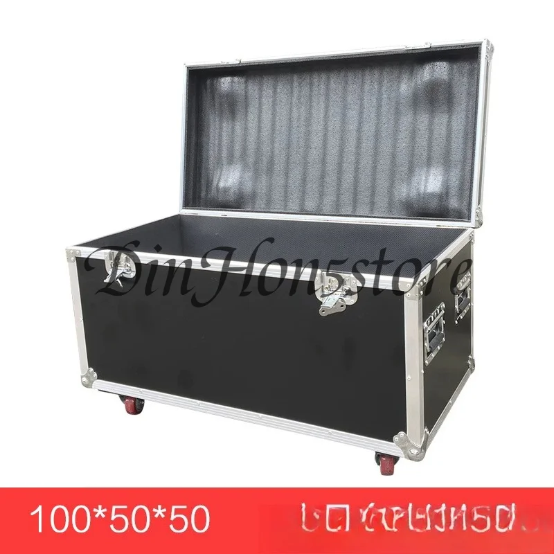 Cable Wire Storage Trunk Shockproof Tool Box Flightcase Flycase Stage Lighting Equipment Flight Case with Wheels
