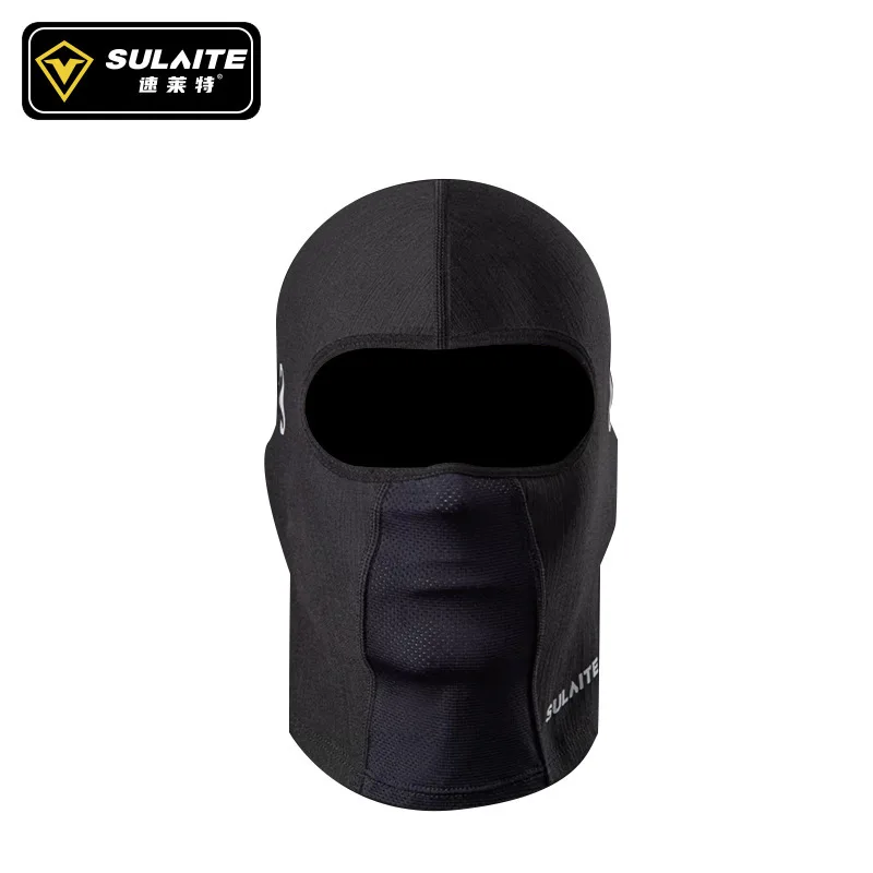 

SULAITE Winter Motorcycle Balaclava Windproof Fleece Lined Helmet Compatible Face Mask Neck Gaiter For Riding Cold Weather