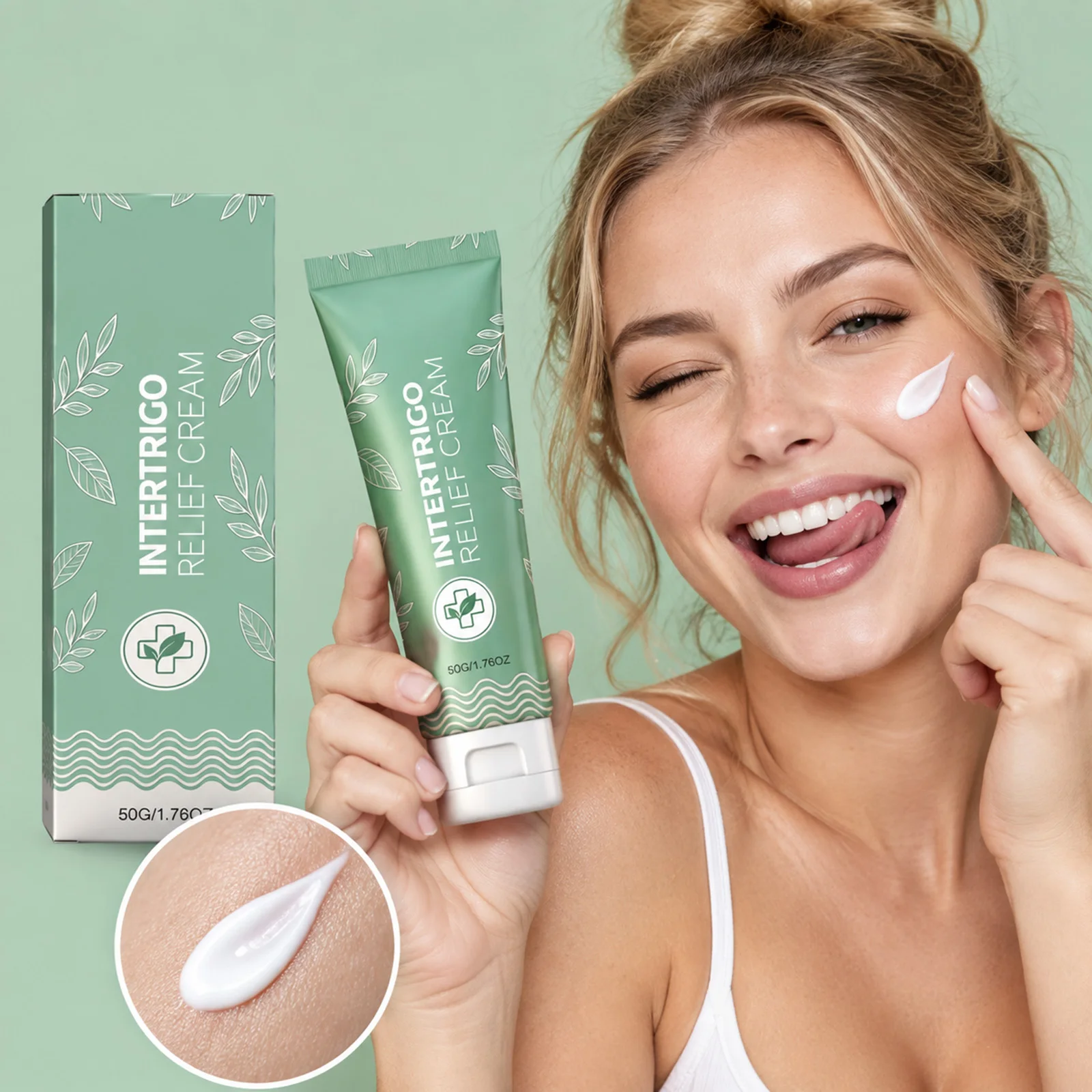 Skin Abrasion Cream Anti-Friction Skin Care Cream for Underarms, Thighs & Skin Folds Moisture & Friction Protection