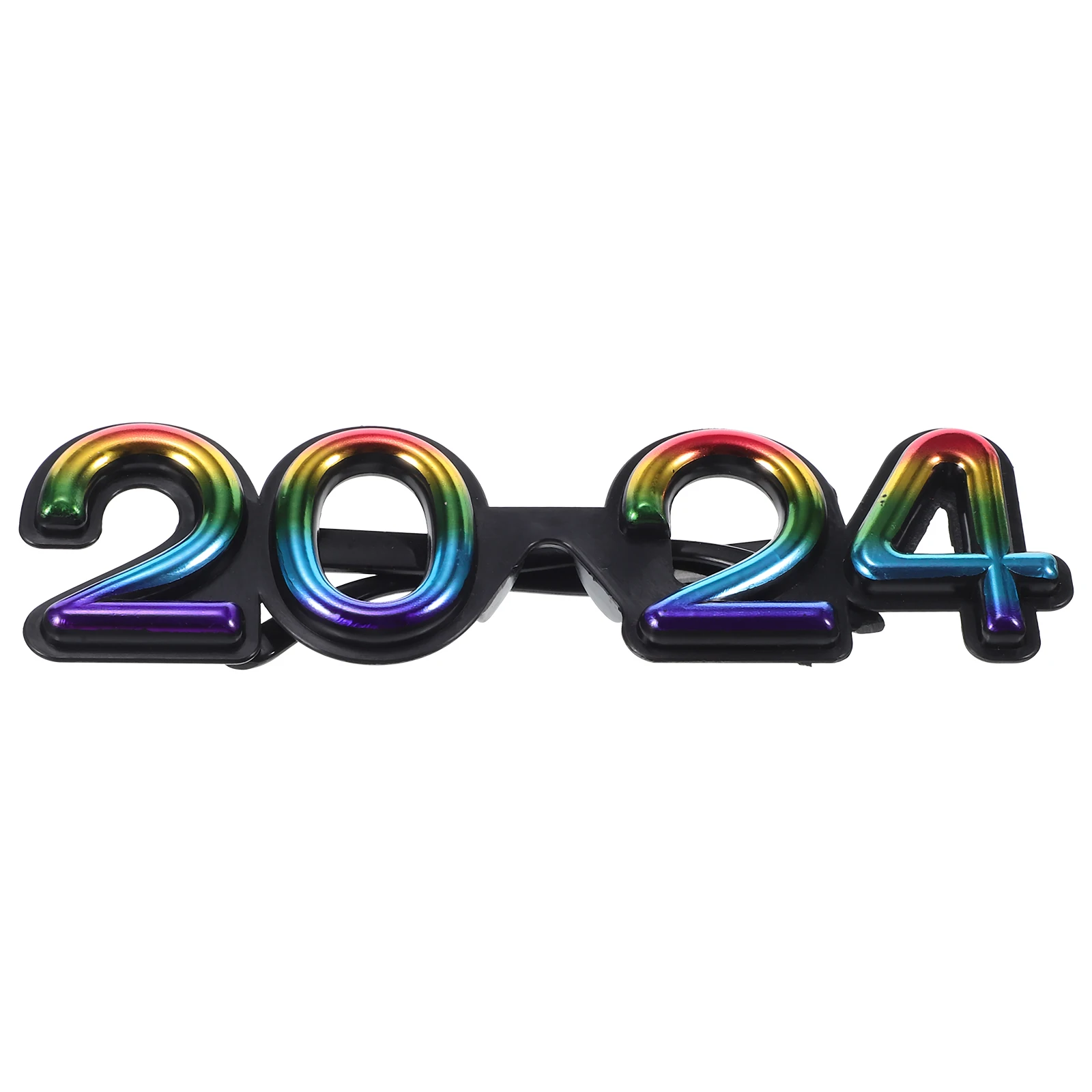 

Fun Novelty Glasses for New Year Party Eve Props Colored 2024 Modeling Eye Wear Plastic Funny Dancing Glasses Photo Props