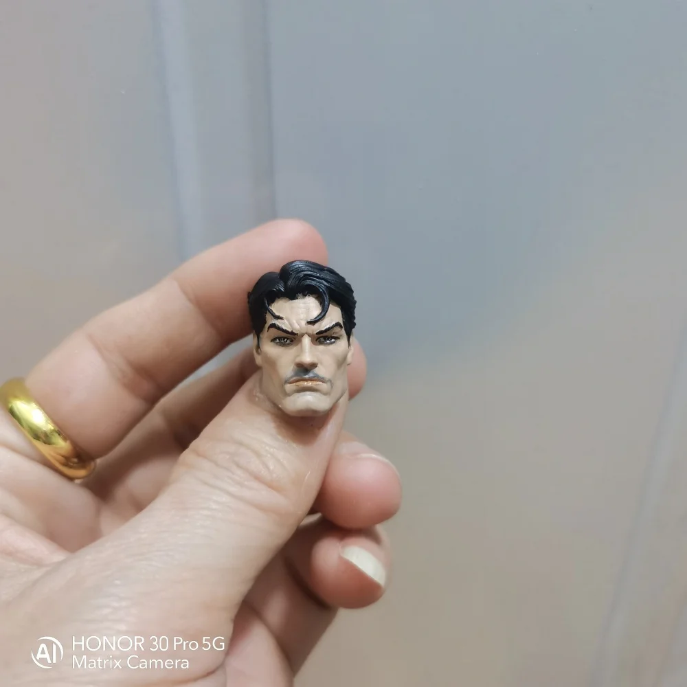 【30days Made】1/12 Scale Male Soldier Bat Hero Super Hero Film Role Celeb Painted Head Sculpt Accessories For 6'' Figure Mezco