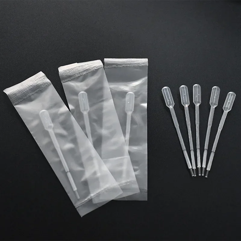 25Pcs Transfer Pipettes 40ul Self-priming quantitative micro blood collection straw disposable dropper Lab Supplies