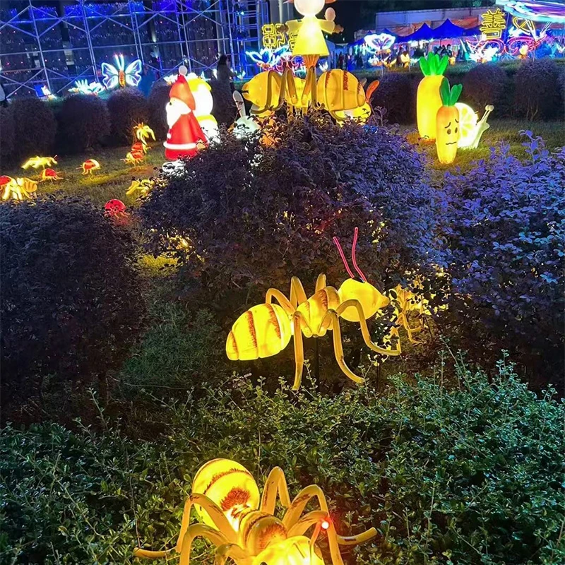 Outdoor Waterproof  LED Inset Lights Dynamic Butterfly Light Decoration Festival Lighting Show Ornaments