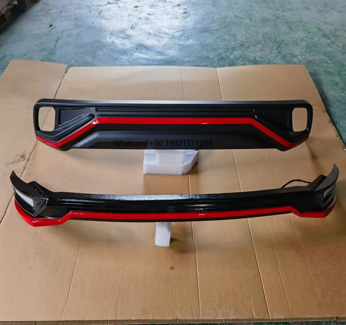 

Автозапчасти, новый бампер с вырезами противотуманных фар для Toyota для Highlander, самоклеящаяся гарантия 1 год