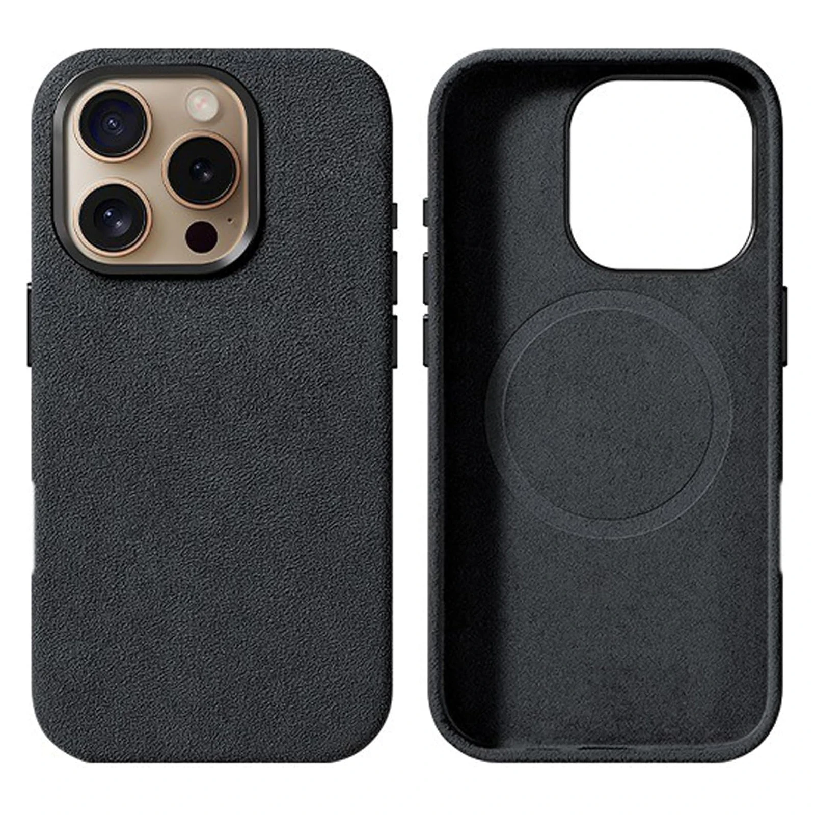 Case for iPhone 16/16 Plus/16 Pro/16 Pro Max, Handmade Luxurious Soft Touch Cover [Compatible with Magnetic] Anti-Slip & Durable image 2