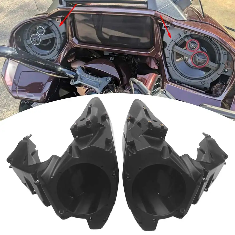 

Черные накладки на внутренние динамики мотоцикла для Harley Touring Road Glide CVO ST SE FLTRXSTSE FLTRXSE FLTRX 2023-2026