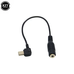 3.5mm Microphone Mini USB External Mic Audio Adapter Transfer Cable Wire For GoPro Hero 4 3+ Action Camera Accessories