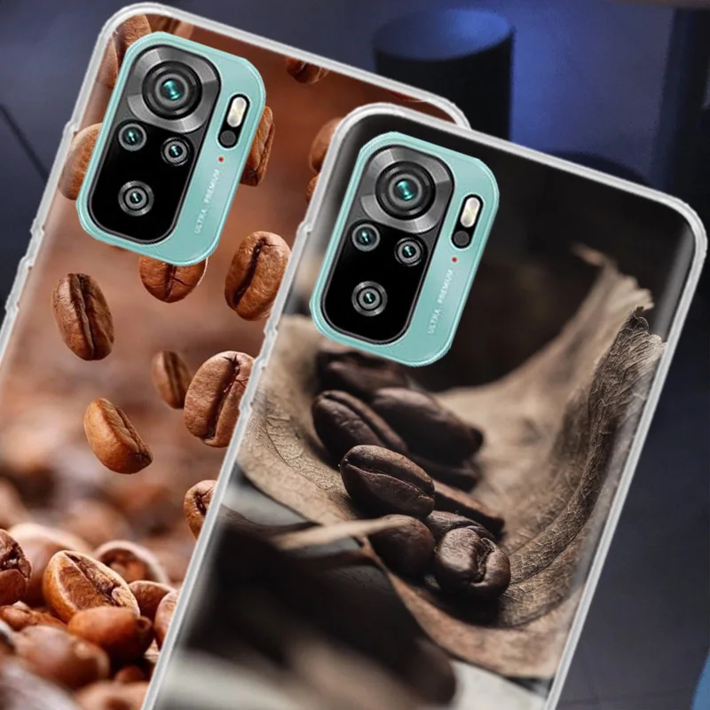 Newly Baked Coffee Beans Phone Case For Xiaomi Redmi Note 12 11 Pro Plus 5G 12S 10S 11S 4G 11T 11S 11E 10 9T 9 9S 8 8T 7 Cover S